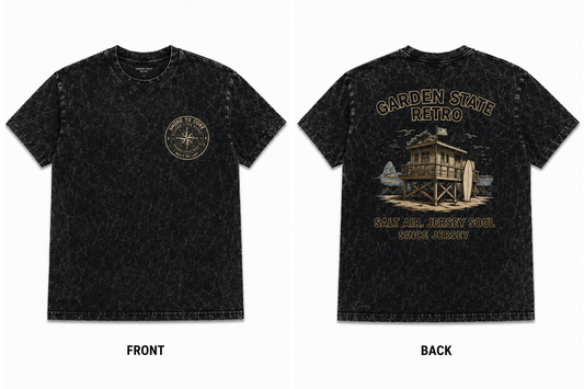 Shore Tee (Black Washed)